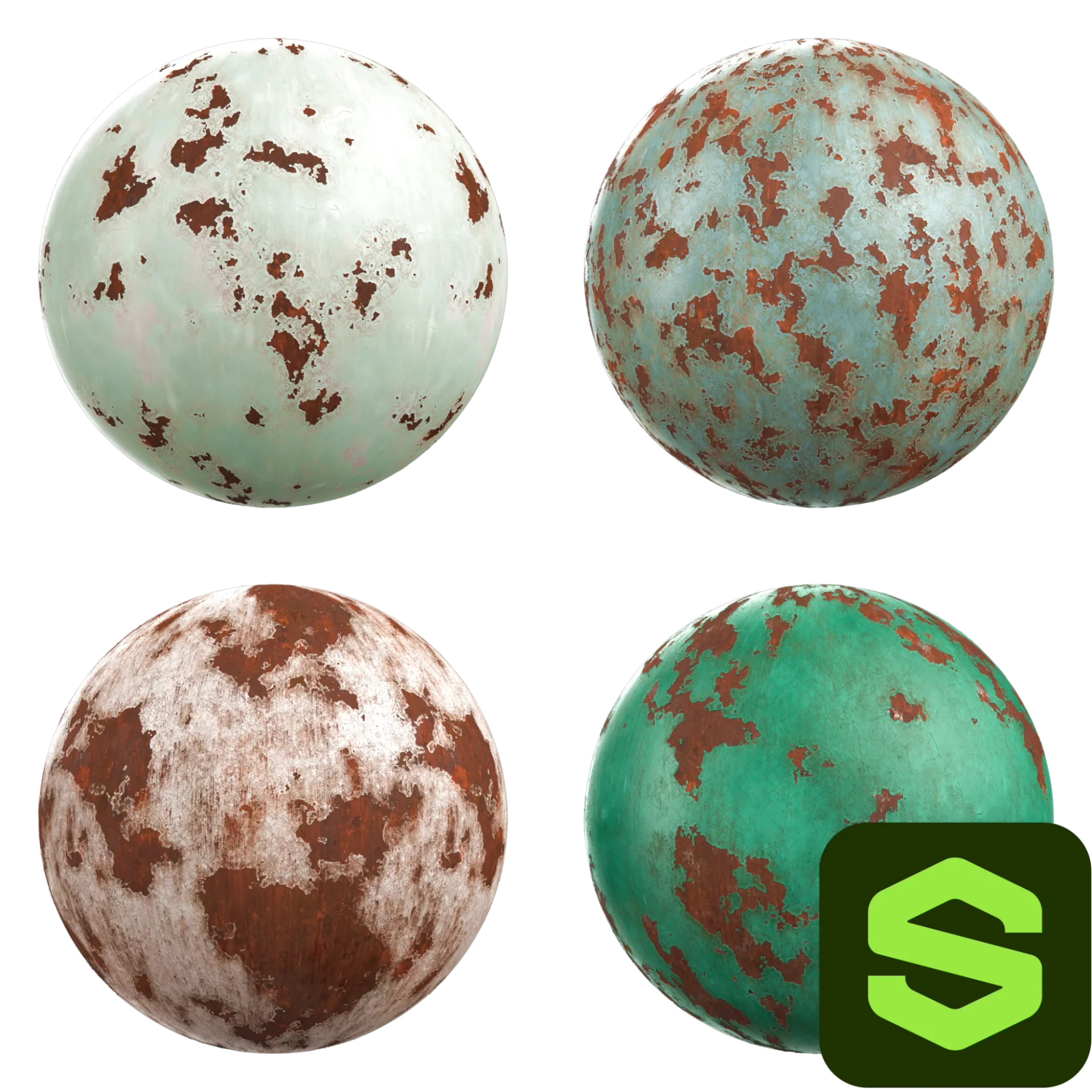 Painted Metal Substance 002