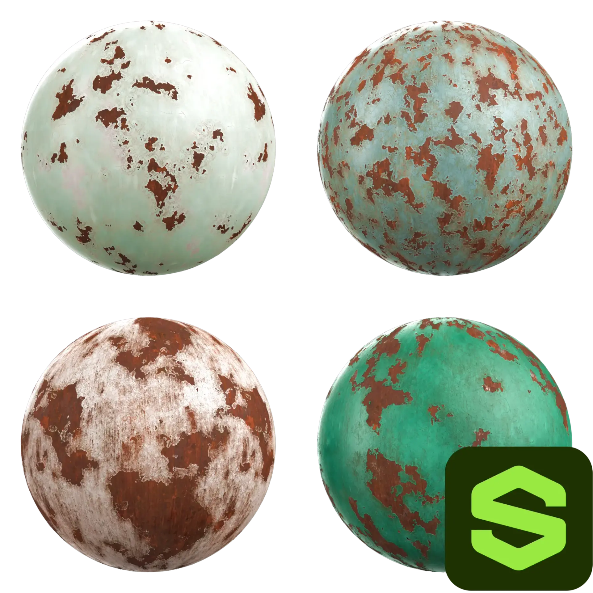 Painted Metal Substance 002