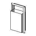 Waste Disposal Container - Wall Recessed