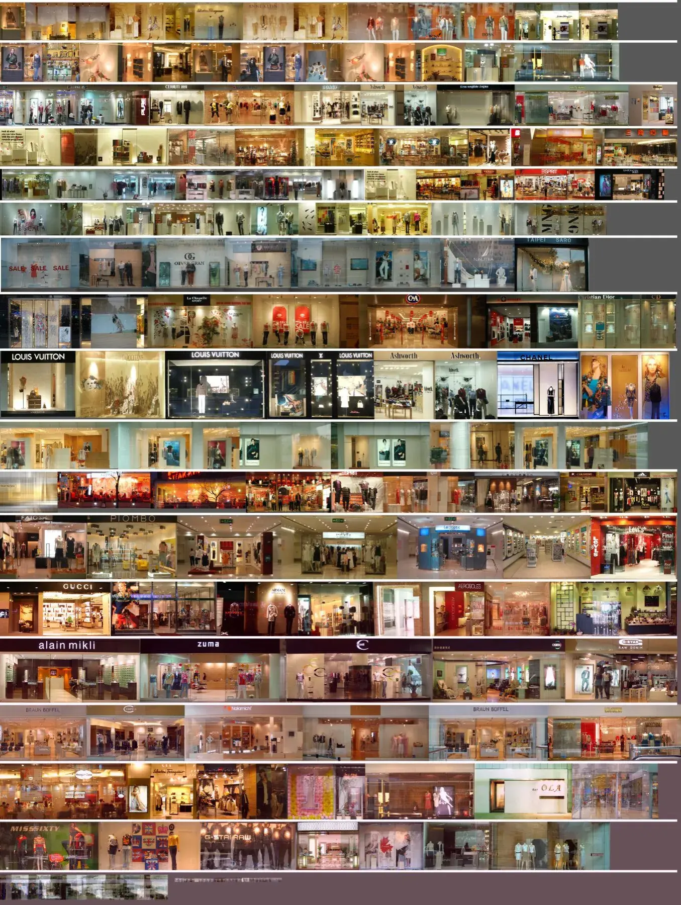 storefront façade MAP library – PSD