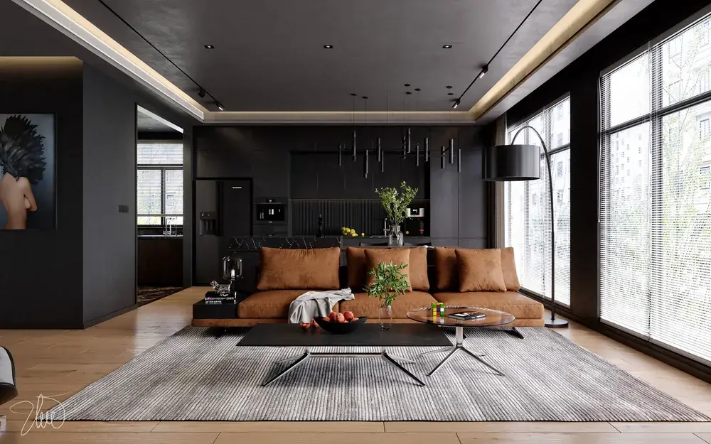Interior Living- Kitchenroom Scene