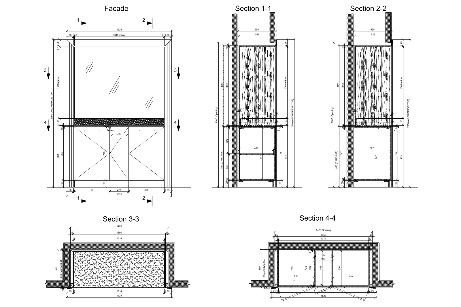 Furniture for hotels. Bar