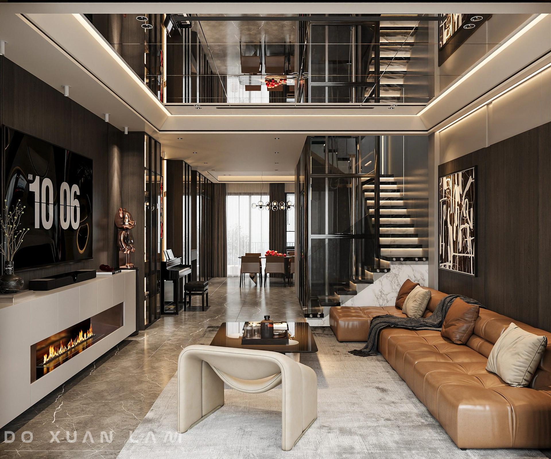 Living Room – Kitchen Interior
