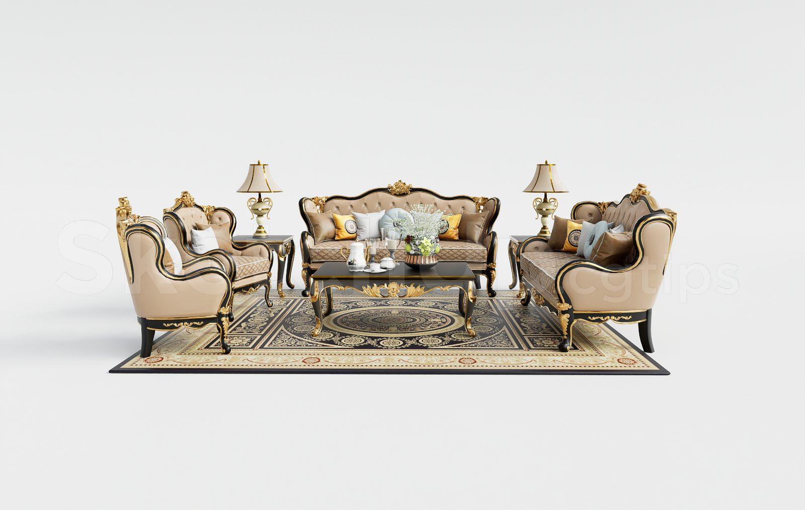 Neoclassical Sofa