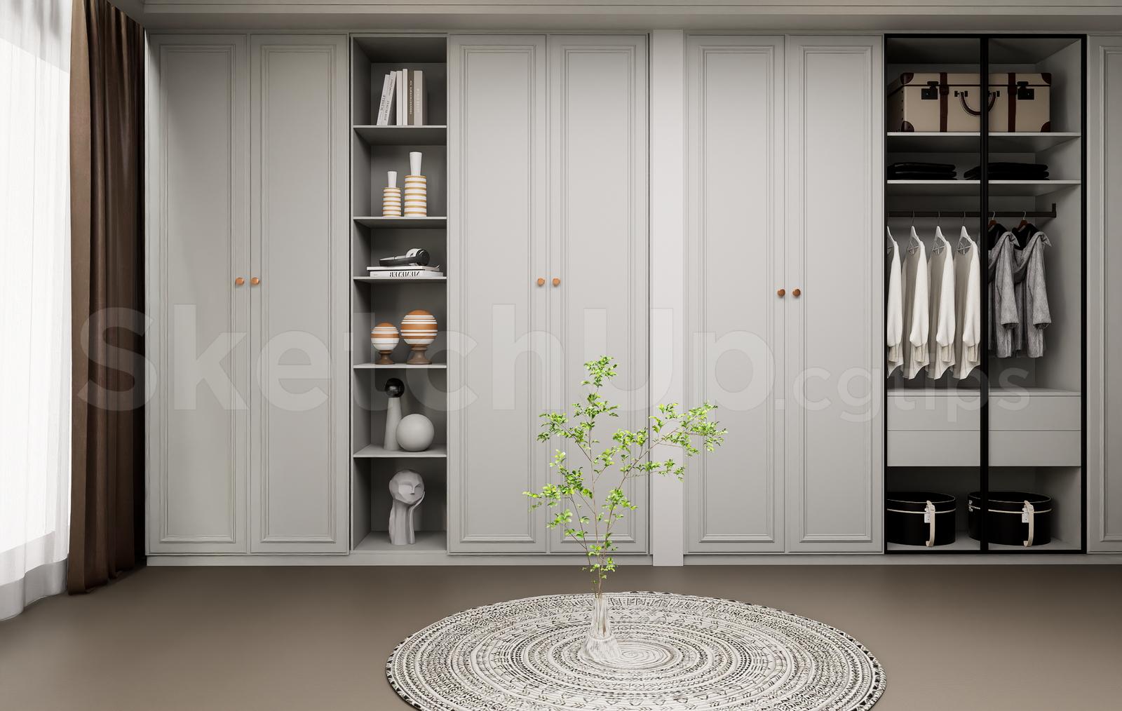 Modern Storage Wardrobe Cabinet