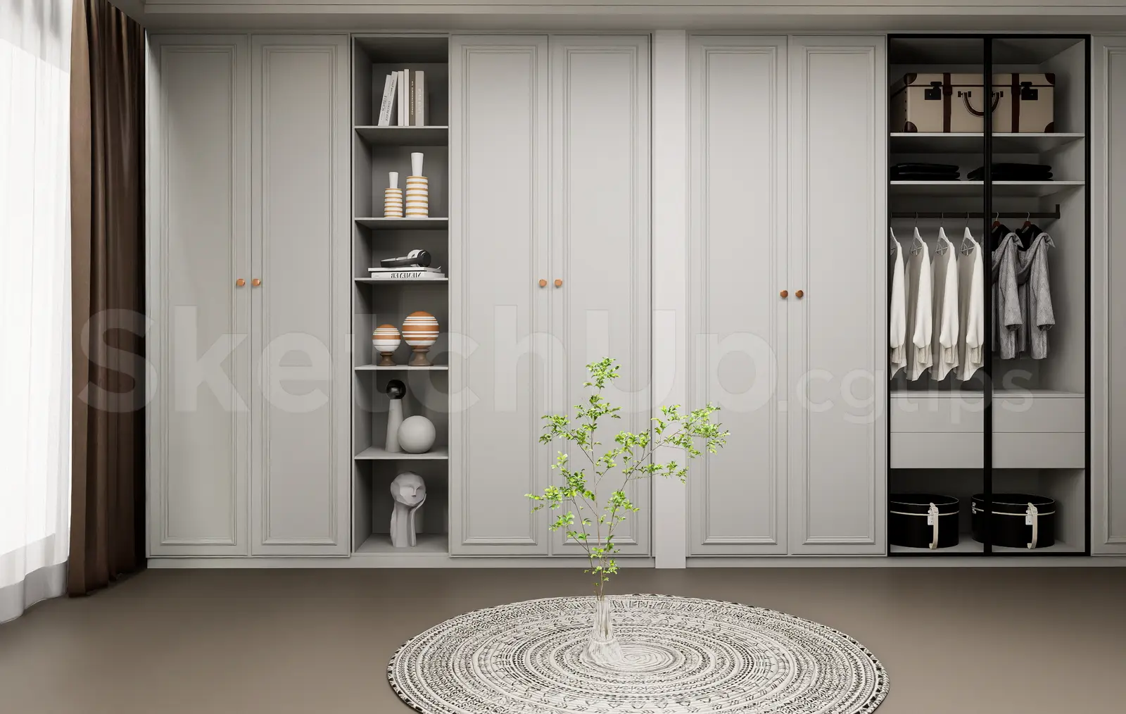 Modern Storage Wardrobe Cabinet