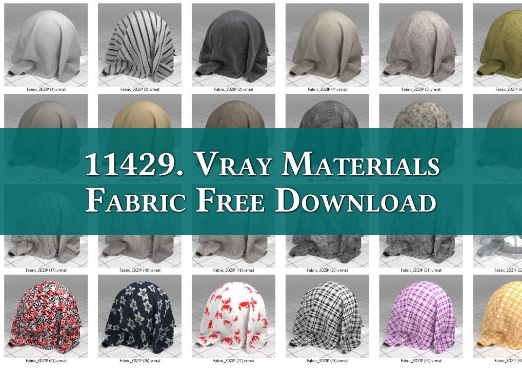 Vray Materials Fabric