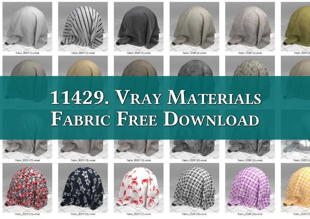 Vray Materials Fabric