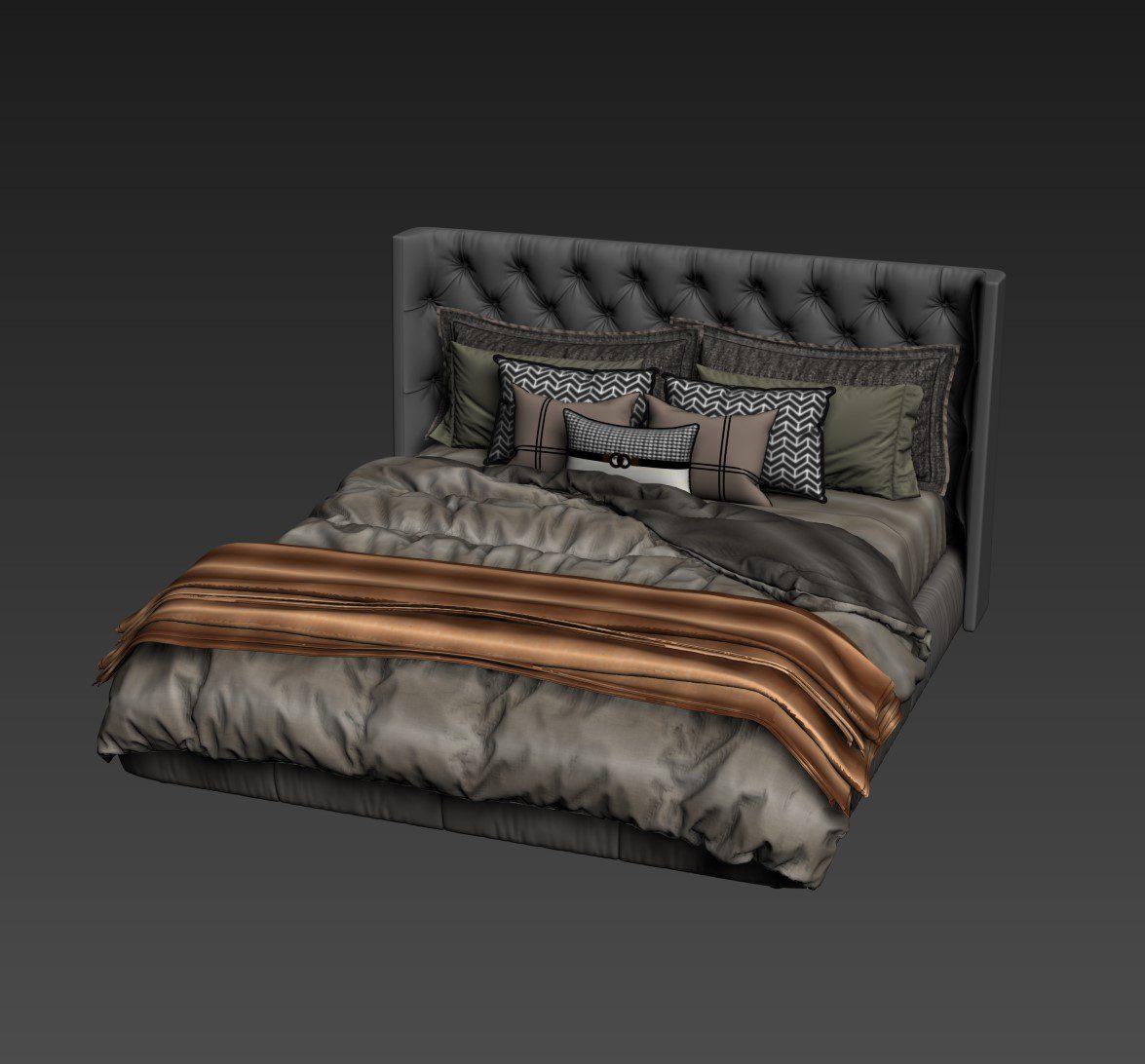 Bed — preview 1, by Viet Long Lee (3dzip)