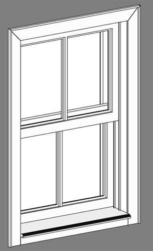 Guillotine window