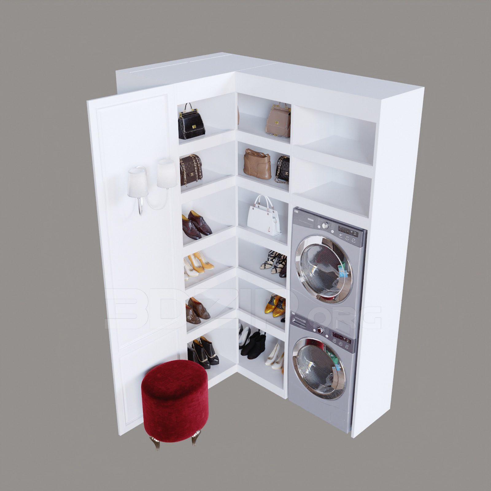 Shoe Cabinet — preview 1, by Mai Thang (3dzip)