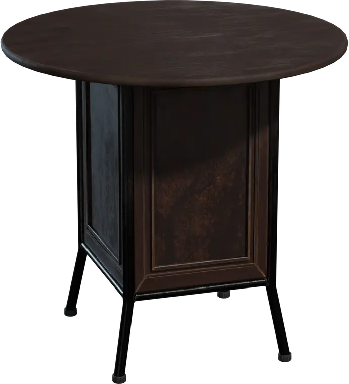 Round Wooden Table 2 — preview 1, by Ulan Cabanilla (Poly Haven, CC0)