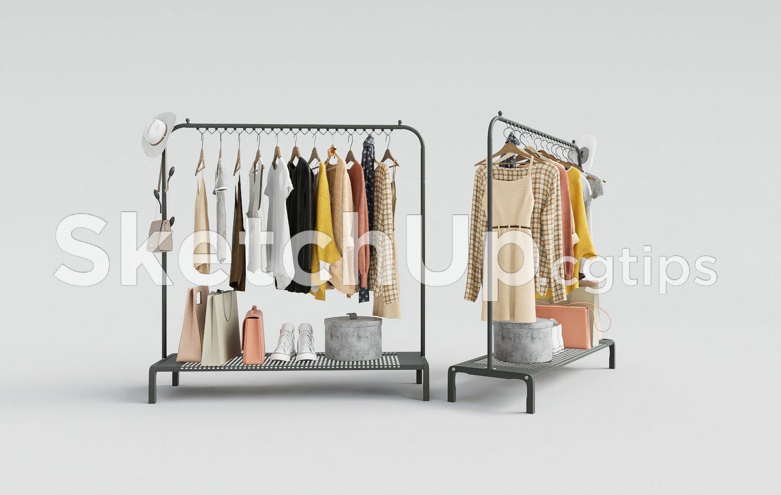 Modern Boutique Garment Display Rack – Clothing Stand