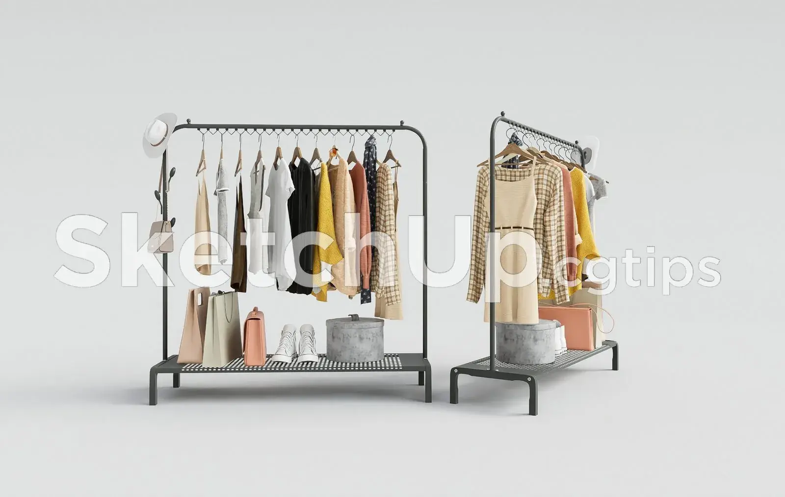 Modern Boutique Garment Display Rack – Clothing Stand