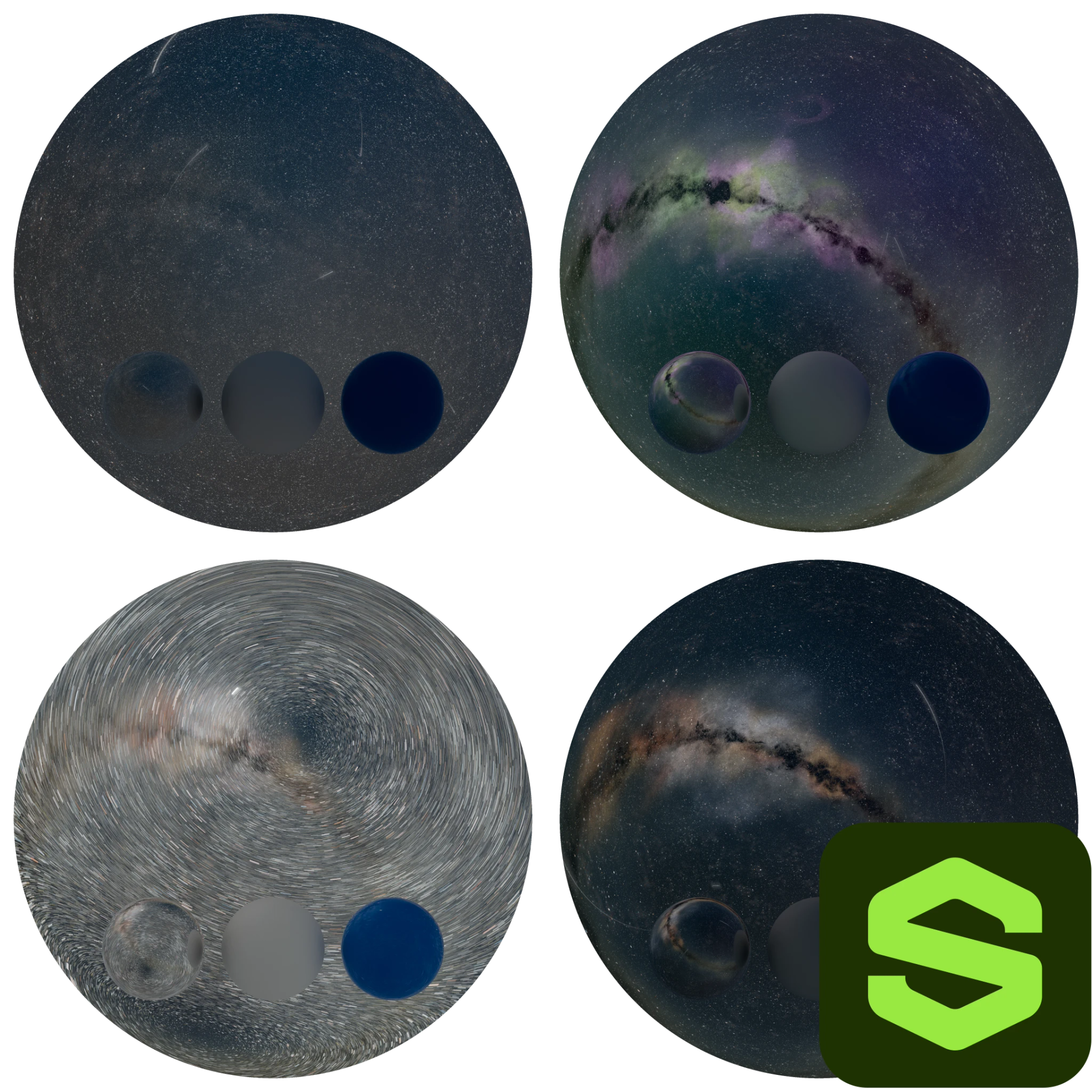Night Sky HDRI Substance 001