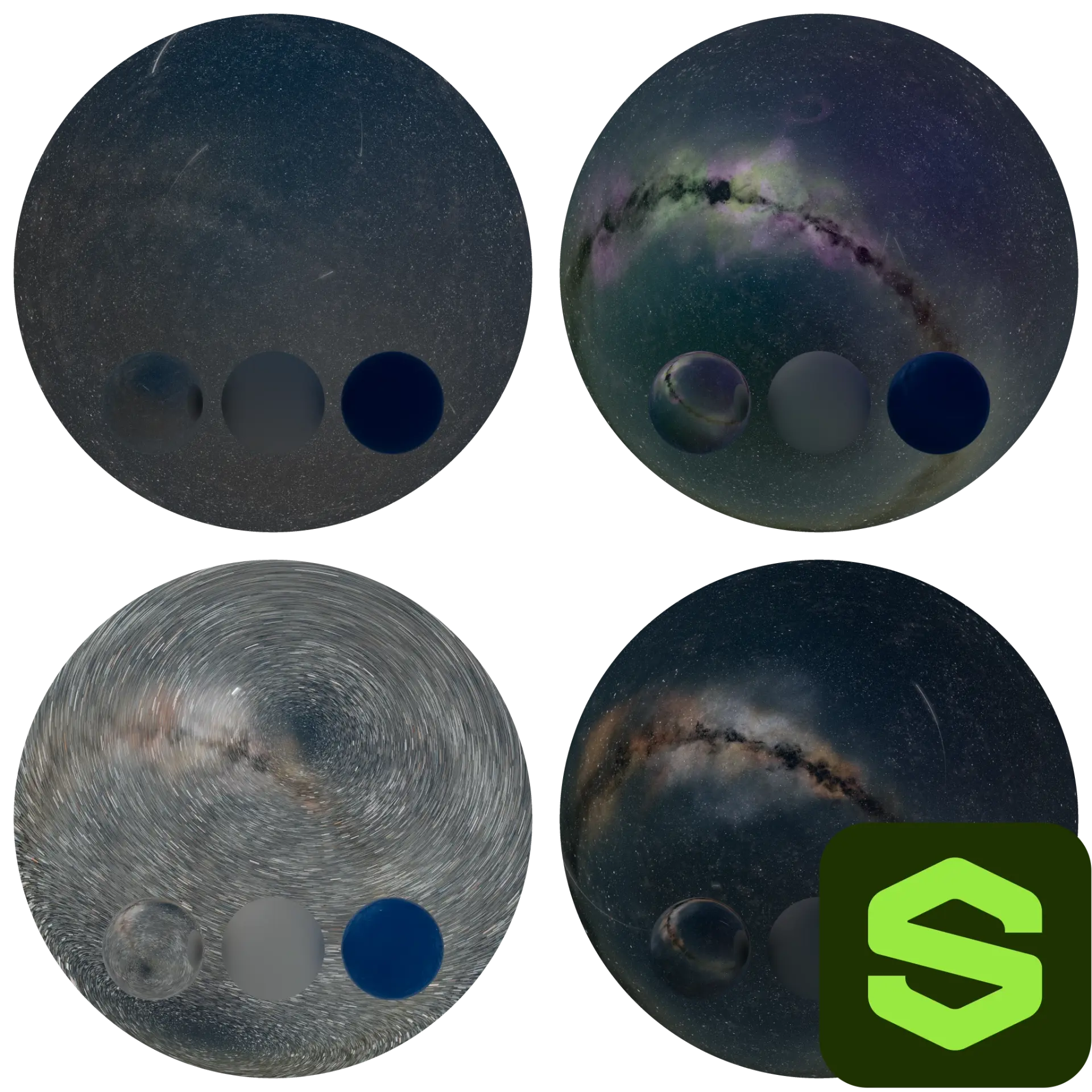 Night Sky HDRI Substance 001