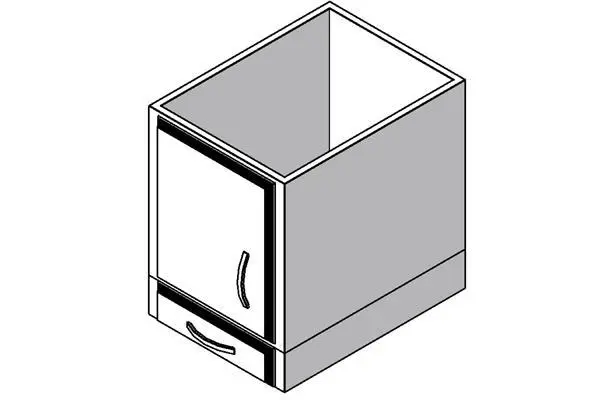 Overhead Cab With Lower Drawer