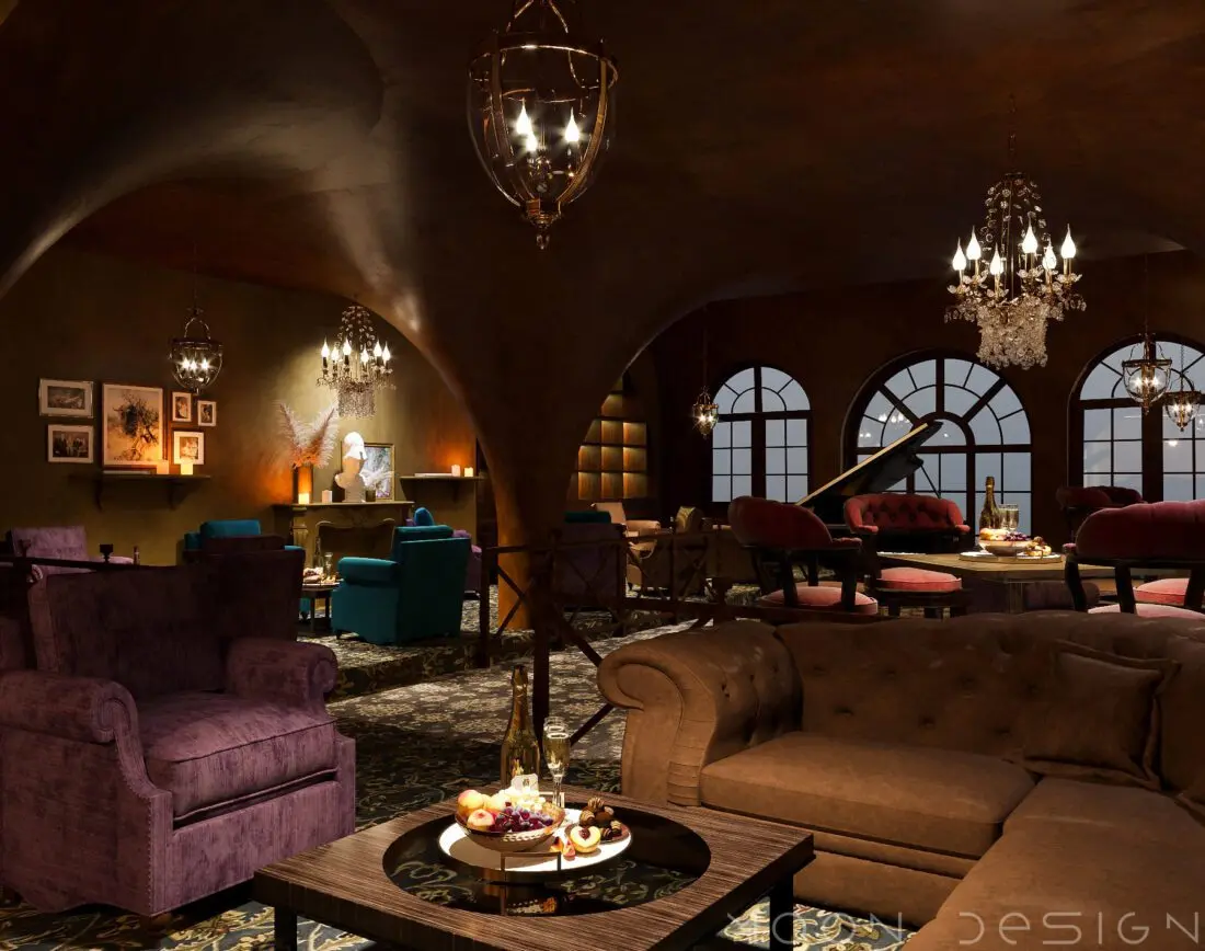 Interior Wine Room Scene — preview 1, by Nguyen Ha (3dzip)