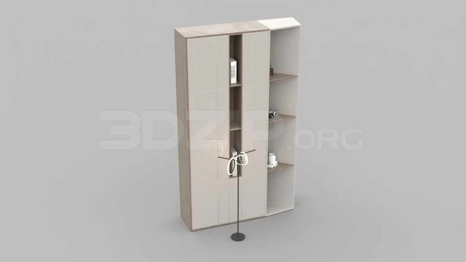 Shoe Cabinet — preview 1 (3dzip, CC0)