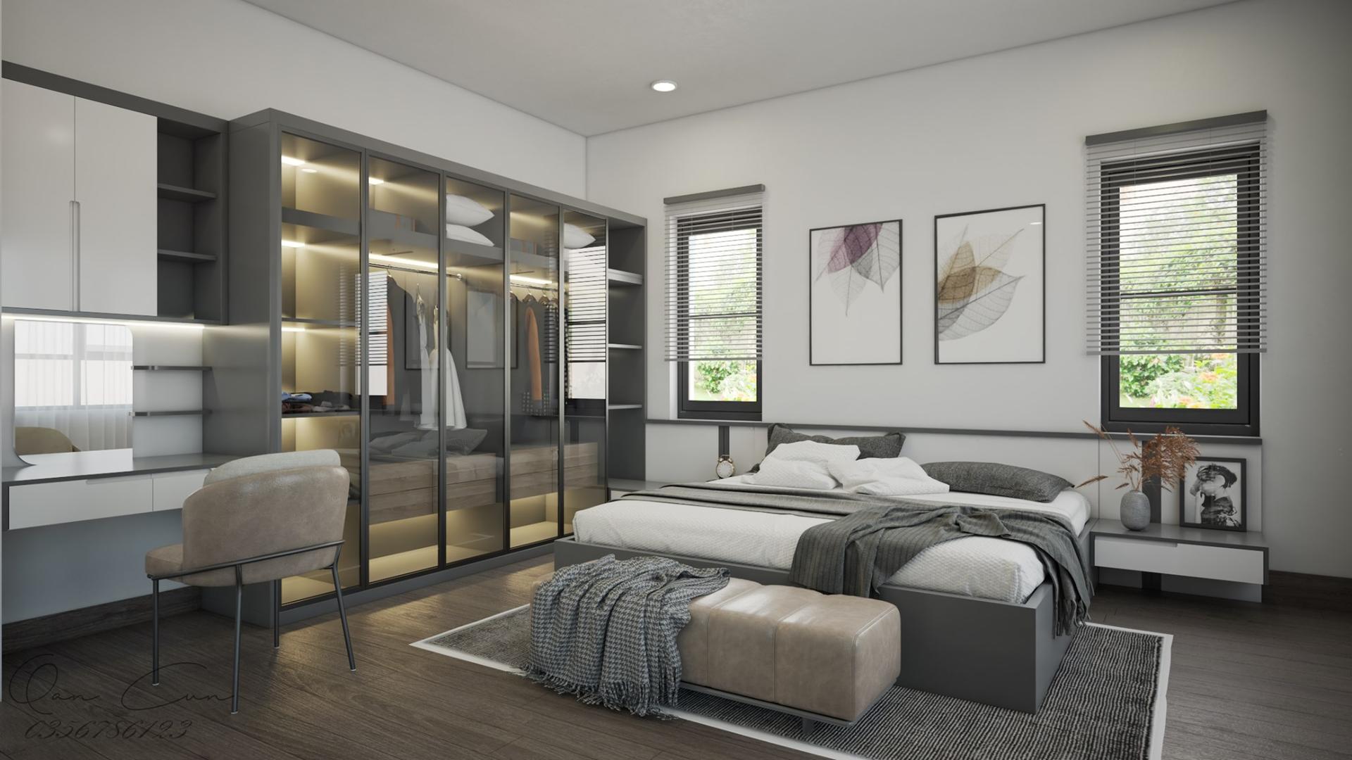 Interior Bedroom Scene