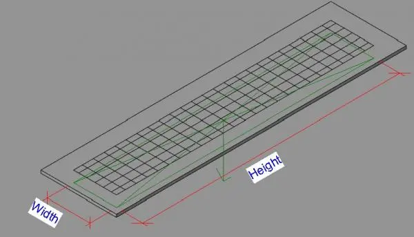 Return Grille with Trim - Ceiling Mounted — preview 1, by Kirshan (RevitCity, CC0)