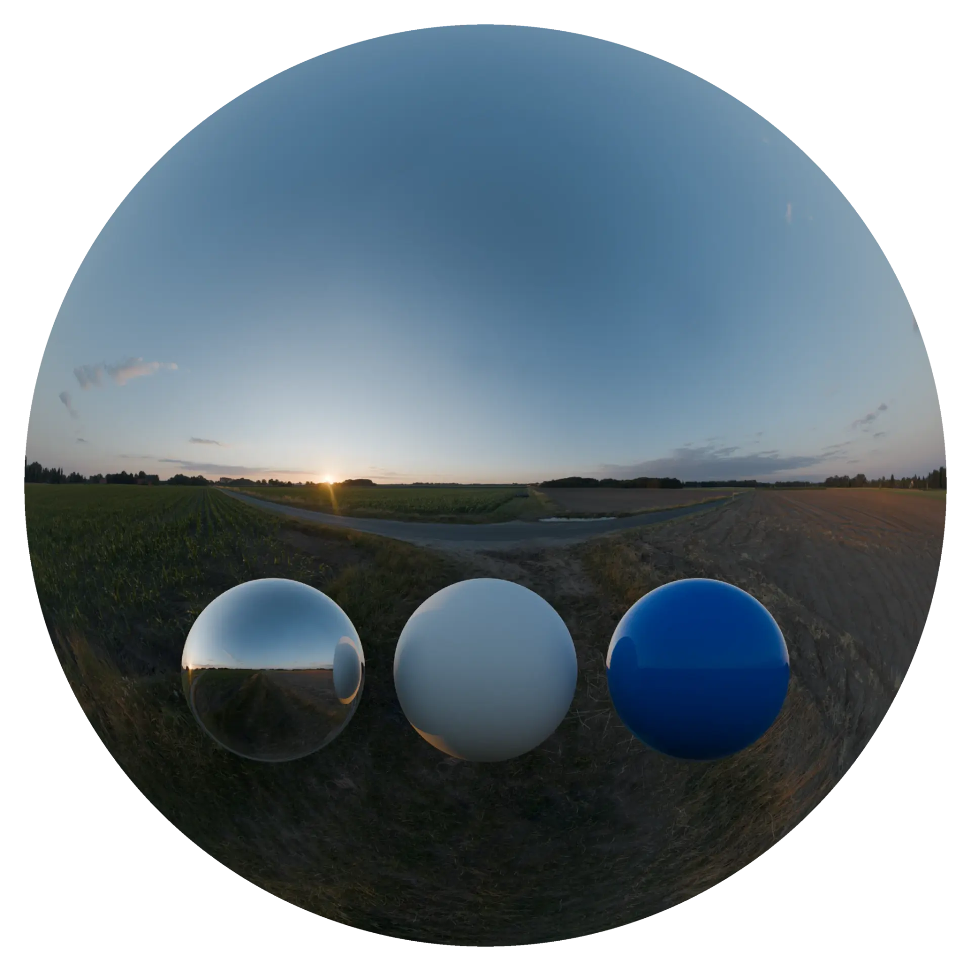 Evening Sky HDRI 009 A