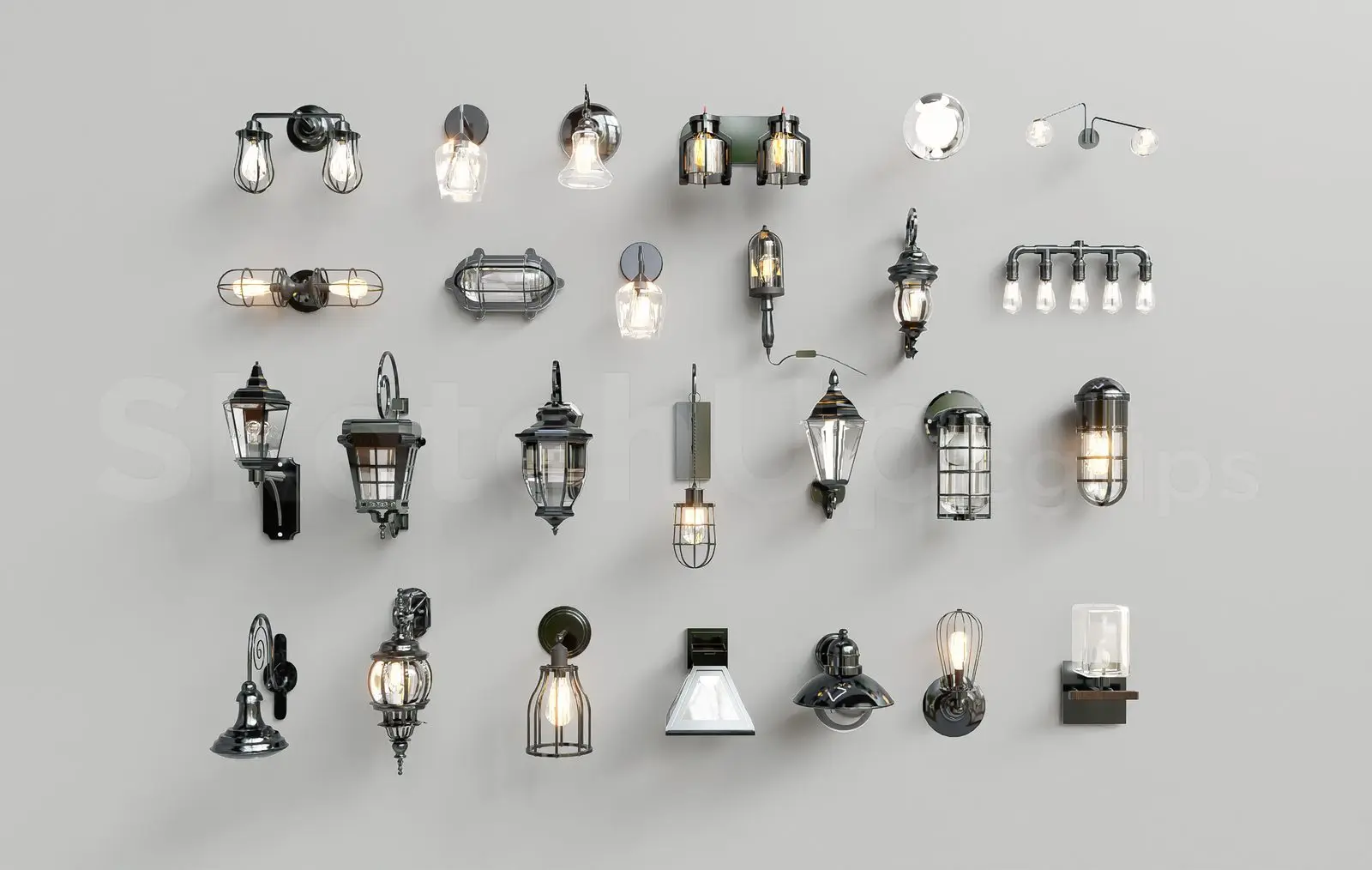 Wall Light — preview 1 (cgtips)