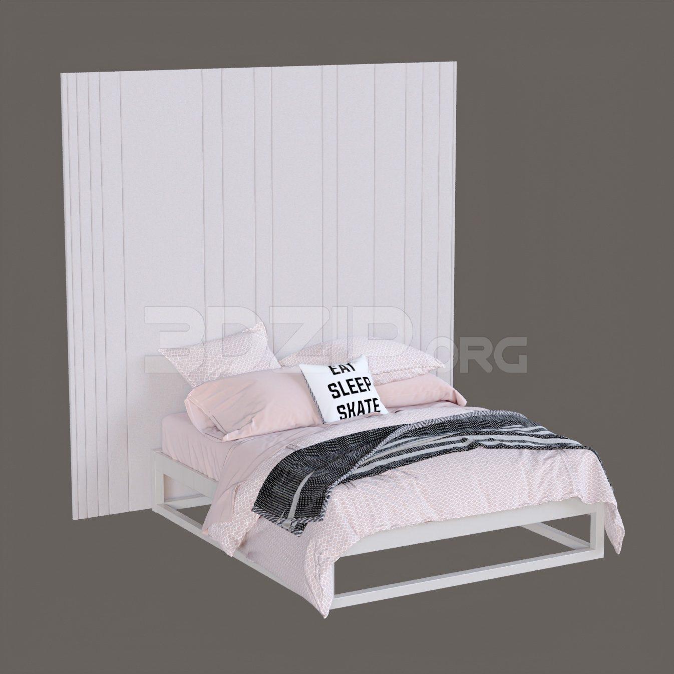 Bed — preview 1, by Viet Long Lee (3dzip)