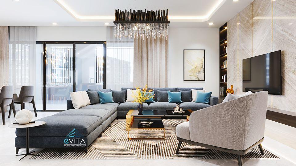 Interior Living-Diningroom Scene