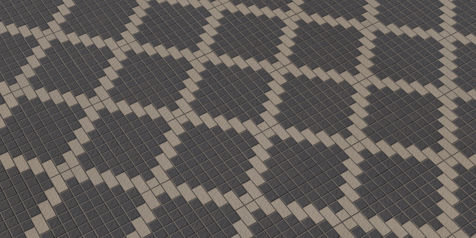 Patterned Brick Wall 3