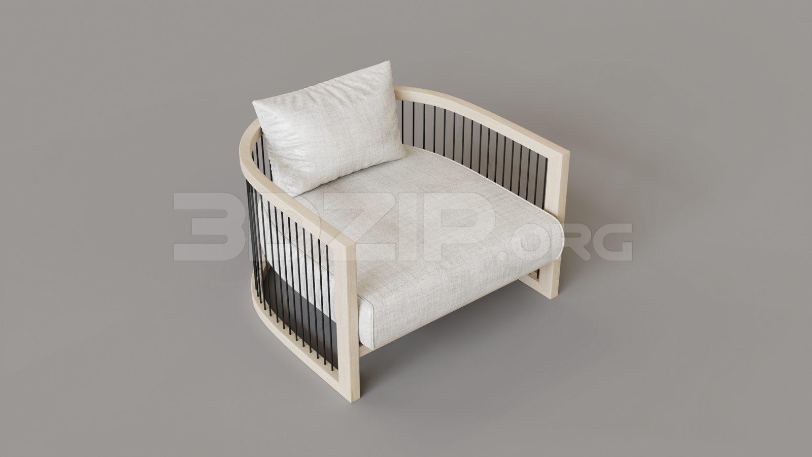 Armchair — preview 1 (3dzip)