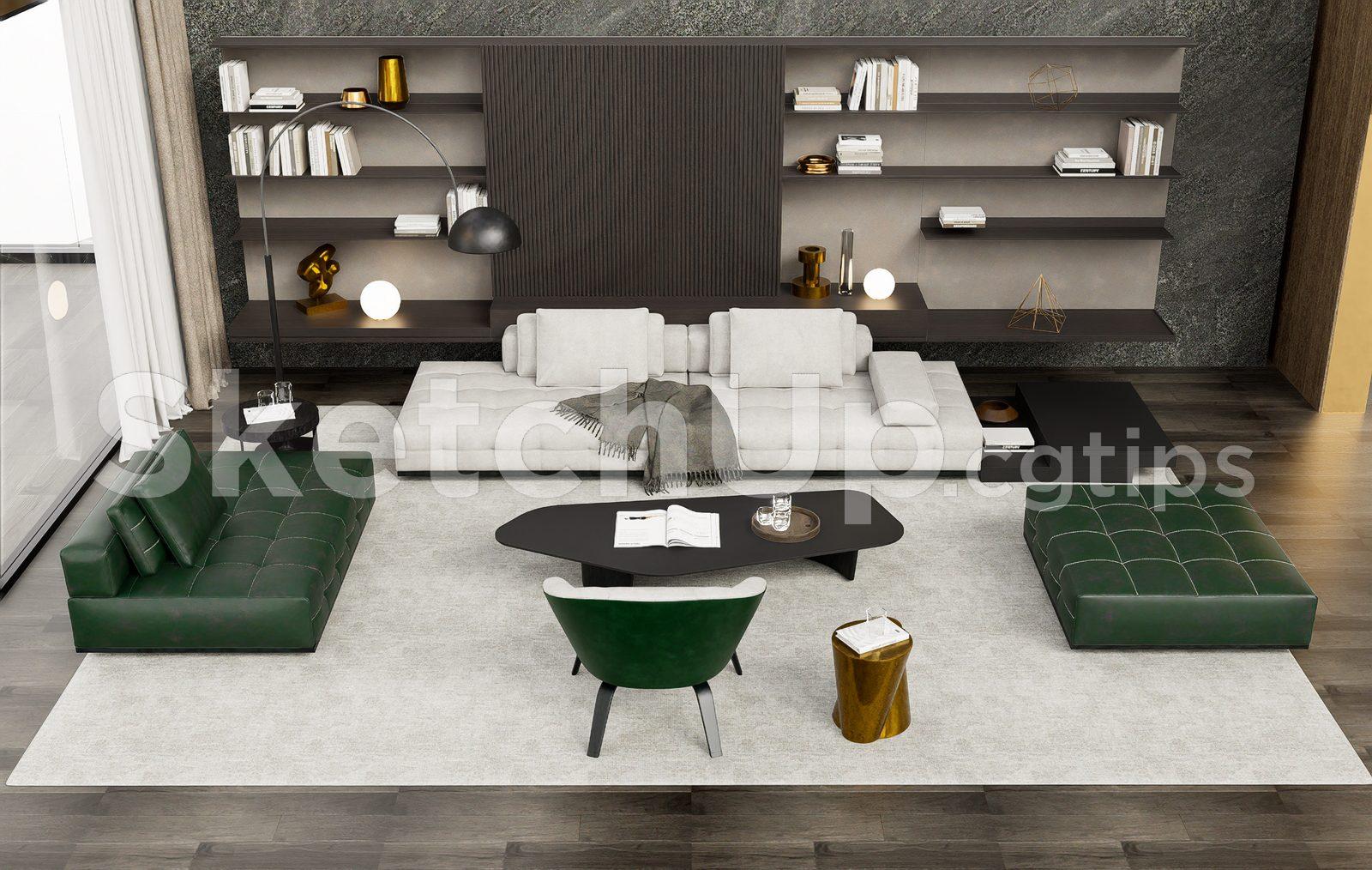 Sofa — preview 1 (cgtips)
