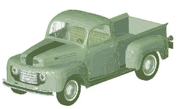 Ford Old Truck — preview 1, by sjs (RevitCity, CC0)