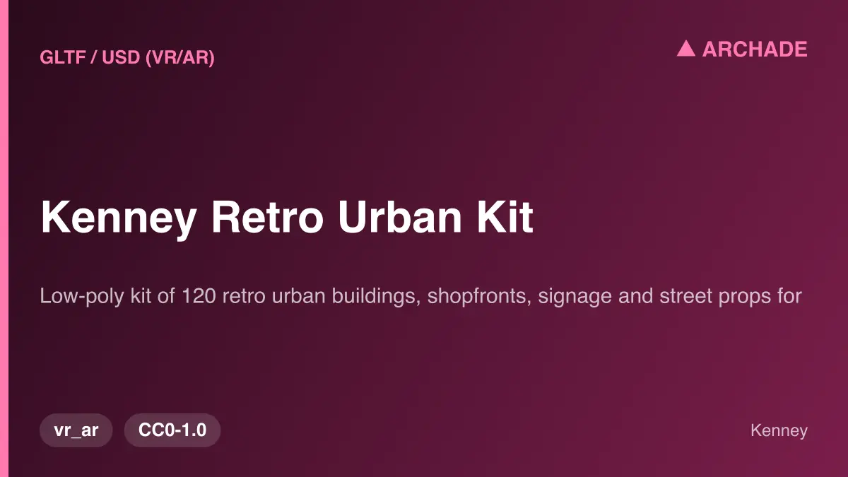 Kenney Retro Urban Kit
