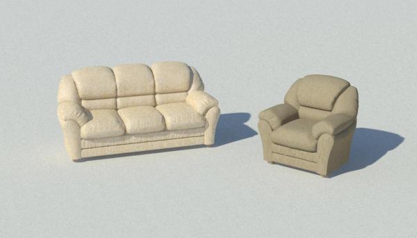 Sofa and Recliner
