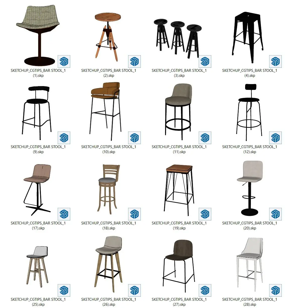 Bar Stool — preview 1 (cgtips, CC0)