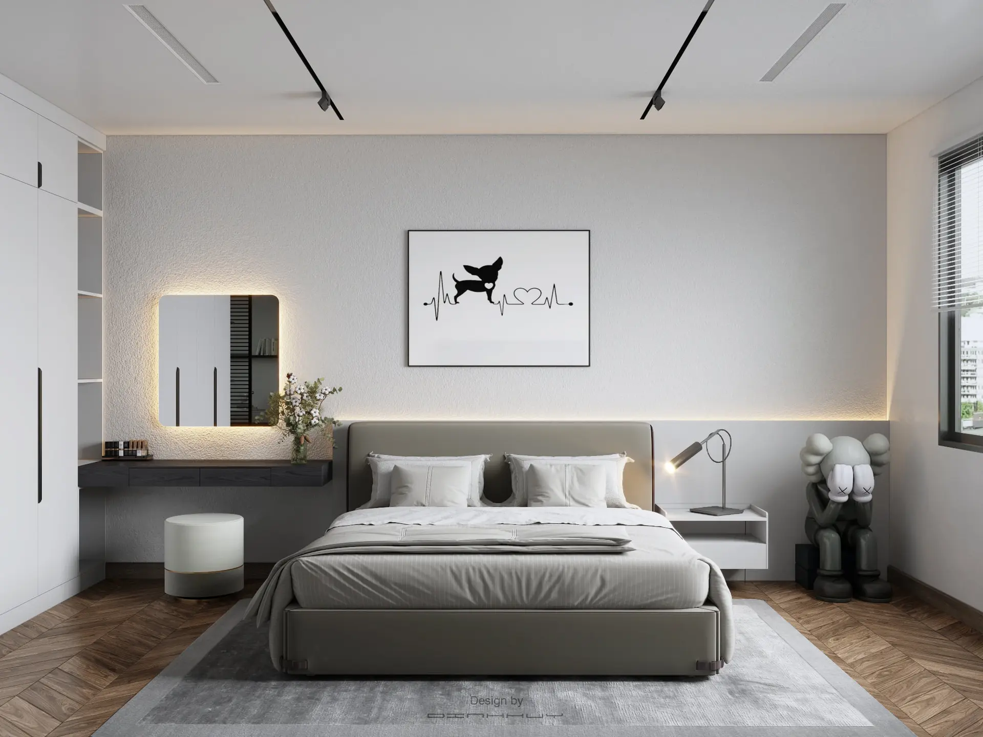 Interior Bedroom Scene
