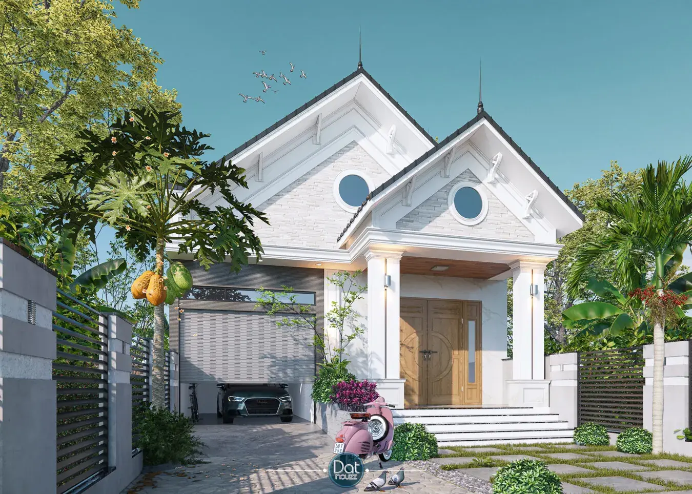 Exterior House Scene