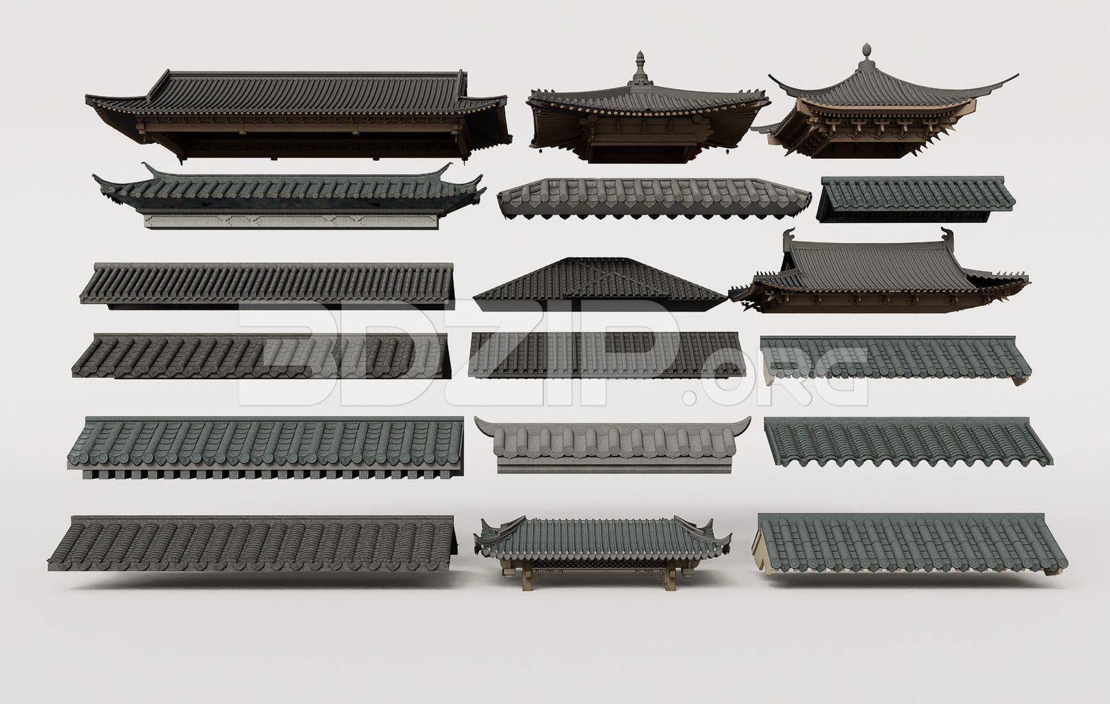 Traditional Asian Roof Collection