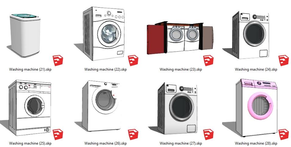 A Collection Of Washing Machine
