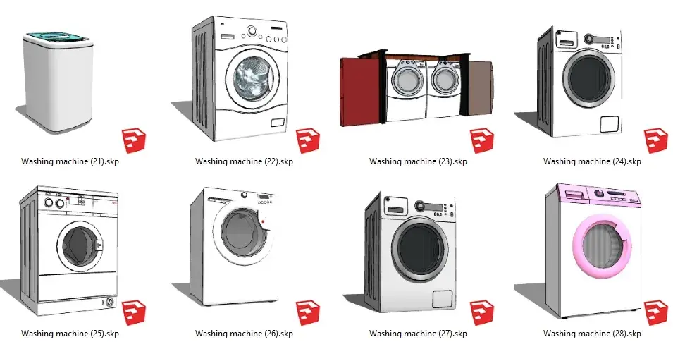 A Collection Of Washing Machine