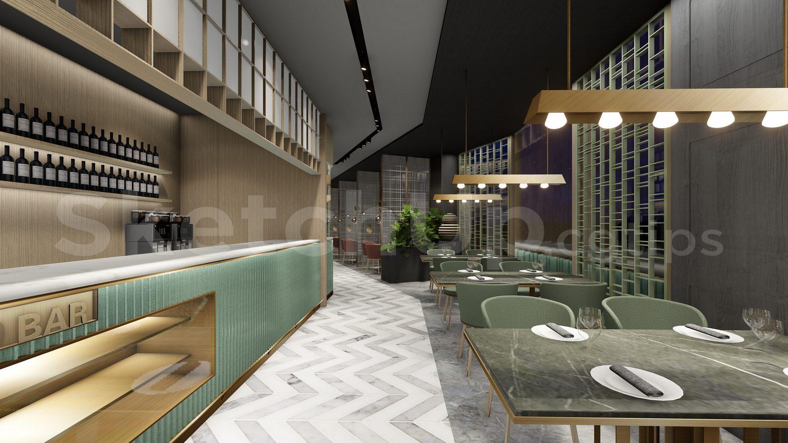 Restaurant Bar Interior