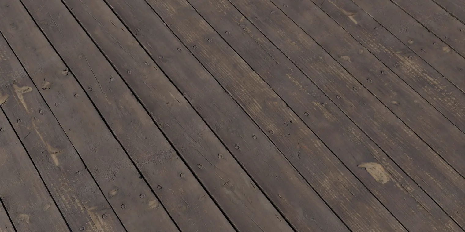 Weathered Planks — preview 1, by Dario Barresi, Dimitrios Savva (Poly Haven, CC0)
