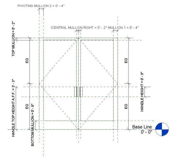 Curtain wall storefront Dbl