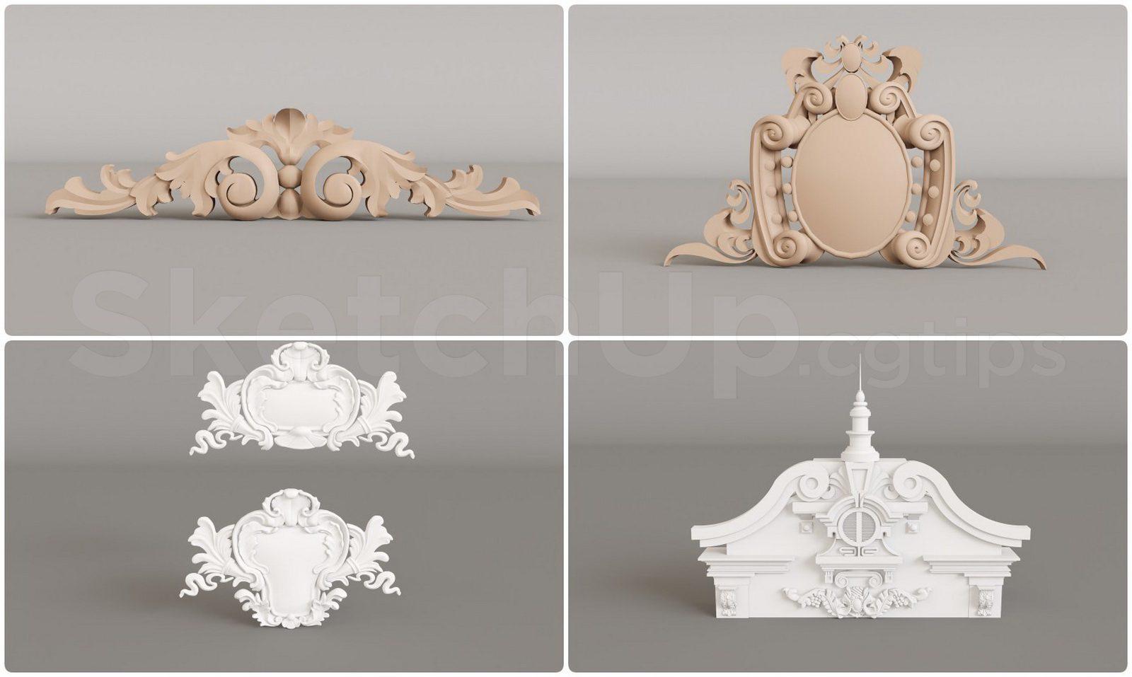 Neoclassical Roof Cap