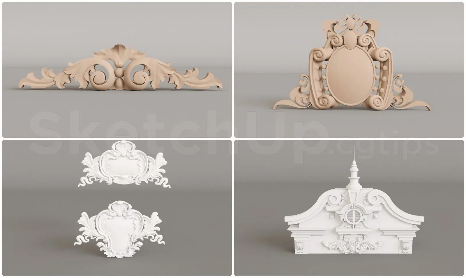 Neoclassical Roof Cap