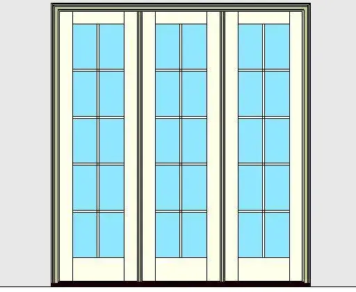Kolbe Ultra Series Inswing Entrance Door 3-Wide Standard Sill Units