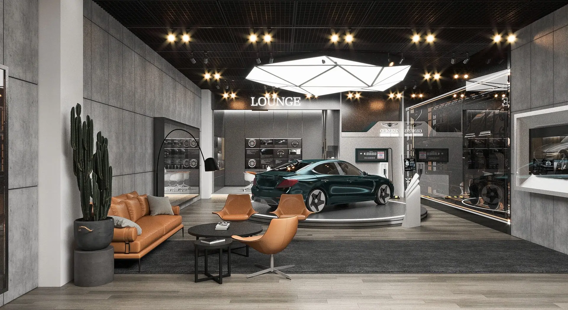 Car Showroom Interior
