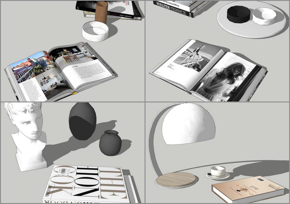 Combo Books on Table