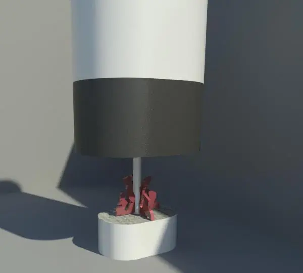 White fireplace